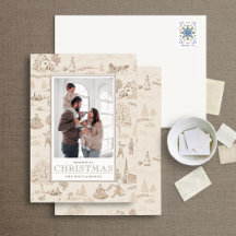 12 Tage Weihnachts-Toilurlaub Fotokarte