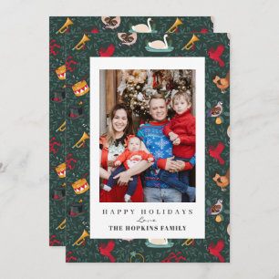 12 Tage Weihnachtsfeiertag Familie Foto