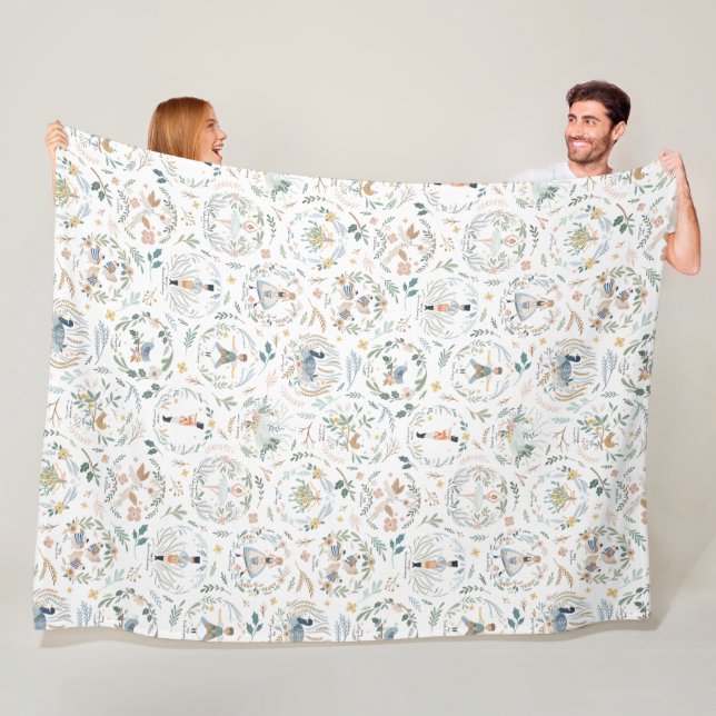 12 Tage Weihnachtsfeiertag Fleecedecke (Beispiel)