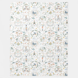 12 Tage Weihnachtsfeiertag Fleecedecke