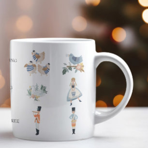 12 Tage Weihnachtsfeiertag Song Kaffeetasse