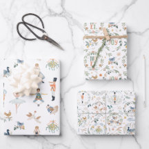 12 Tage Weihnachtsfest Muster