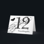 12 th birthday for a granddaughter, butterfly karte<br><div class="desc">Bei White Background Featuring a Black Butterfly and Black Text ist es 12th birthday greeting for a granddaughter. My Funny Mind Greetings.</div>