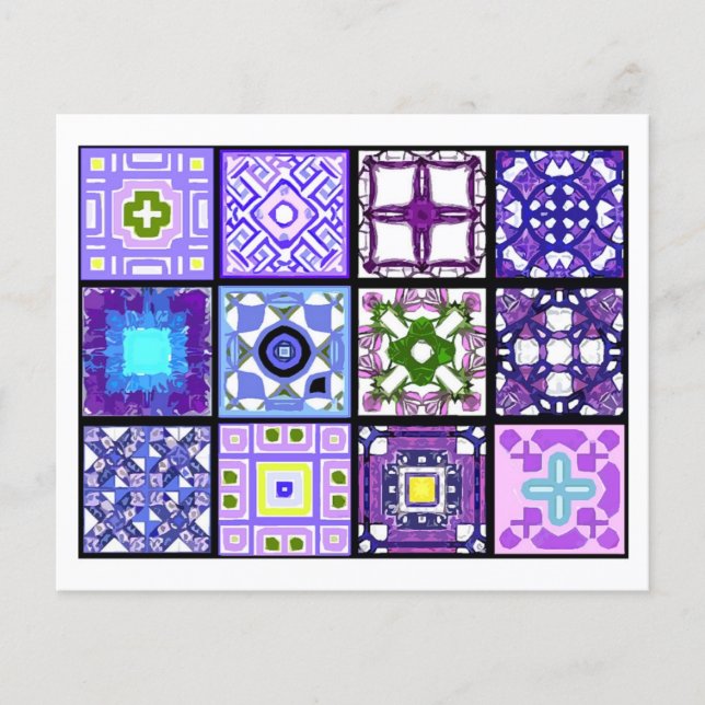 12 verschiedene Teebeutel - Origami-Falten Flyer (Vorne)