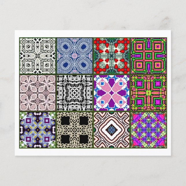 12 verschiedene Teebeutel - Origami-Falten Flyer (Vorne)