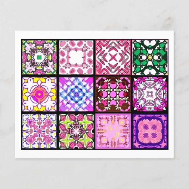 12 verschiedene Teebeutel - Origami-Falten Flyer (Vorne)