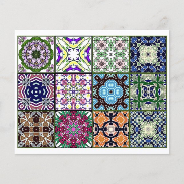 12 verschiedene Teebeutel - Origami-Falten Flyer (Vorne)