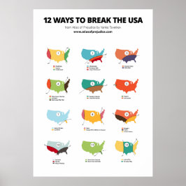 12 Wege, die USA zu durchbrechen Poster