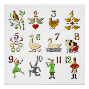 12 Weihnachtstage Poster