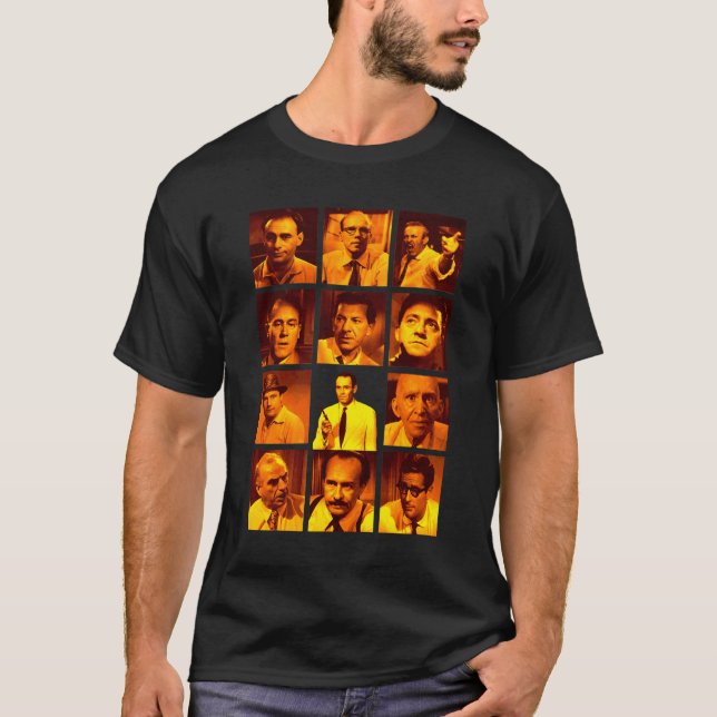 12 wütende Männer Angepasst T-Shirt (Vorderseite)