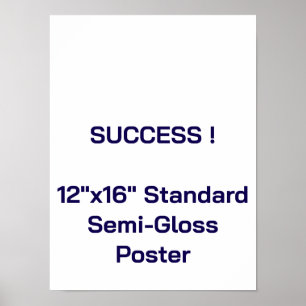 12"x16" Standardposter halbmatt Poster