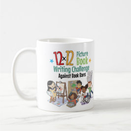 12 x 12 gegen Buchverbote Tasse