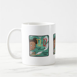 12 x 12 Tasse Writer Girl