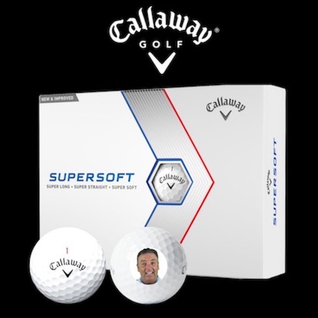 12 x Callaway Supersoft Custom Photo Golf Balls Golfball (Box of 12 Callaway Supersoft custom photo golf balls.)