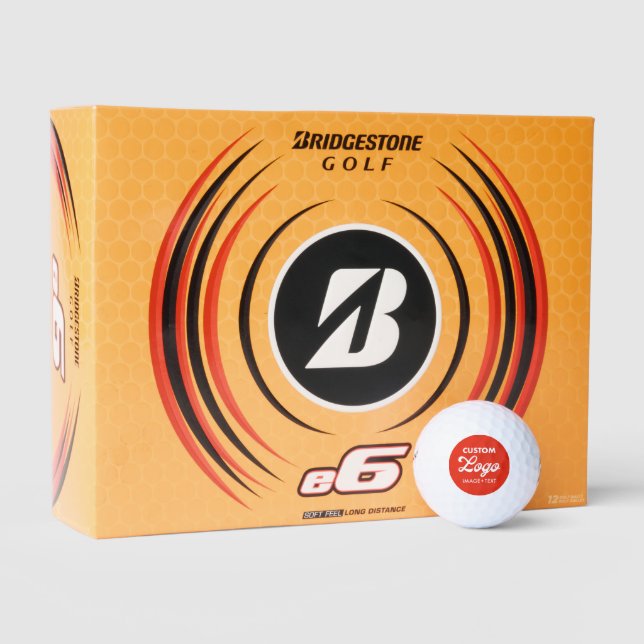 12 x Foto für benutzerdefinierte Logos Bridgstone  Golfball (Verpackungen)