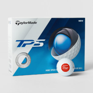 12 x Foto für benutzerdefinierte Logos TaylorMade Golfball