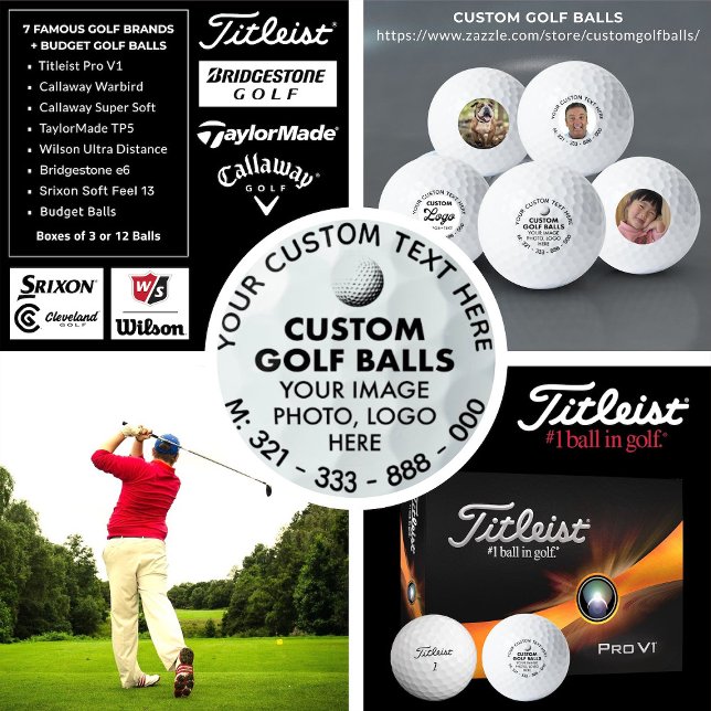 12 x Logo für benutzerdefinierte Fotos Titleist Pr Golfball (CUSTOM GOLF BALLS
https://www.zazzle.com/store/customgolfballs/)