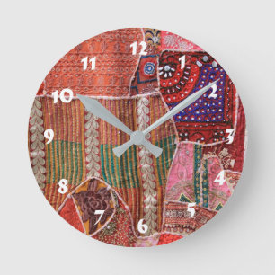 12 Zahlenoptionen auswählen — Feststelltaste Runde Wanduhr