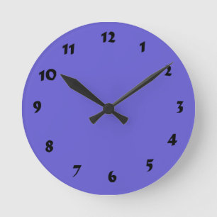12 Zahlenoptionen zur Auswahl aus blauer Uhr