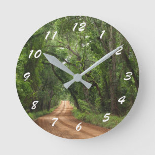 12 Zahlenoptionen zur Auswahl aus der Countryuhr Runde Wanduhr