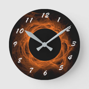12 Zahlenoptionen zur Auswahl aus der Eclipse-Uhr Runde Wanduhr