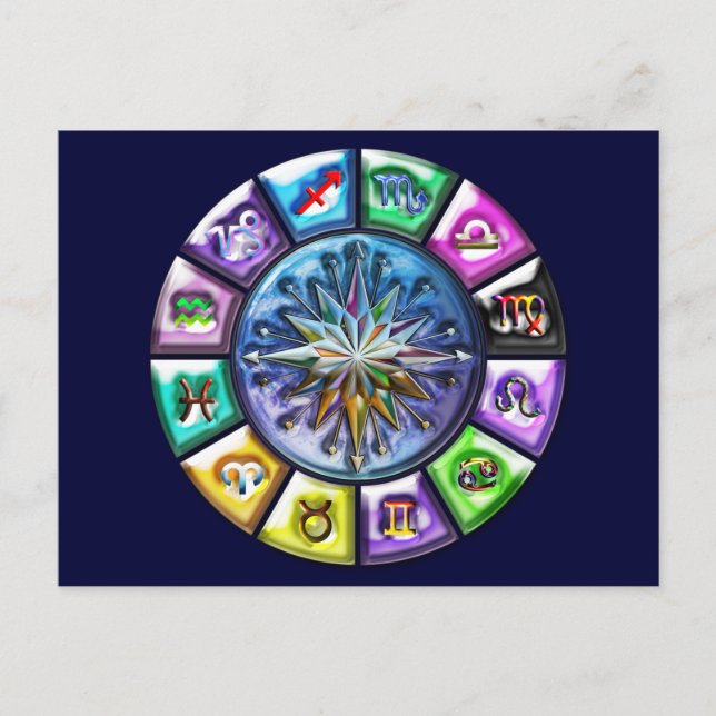12 Zeichen des Diakoms Postkarte (Vorderseite)