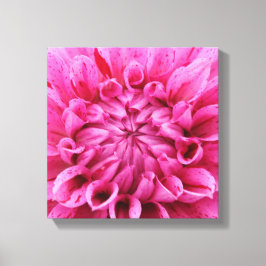 12 Zoll x 12 Zoll überzogene Canvas - rosa Blume Leinwanddruck