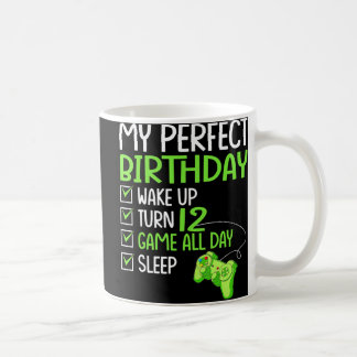 12th Perfect Birthday Boys Gaming 12 Years Old Gif Kaffeetasse