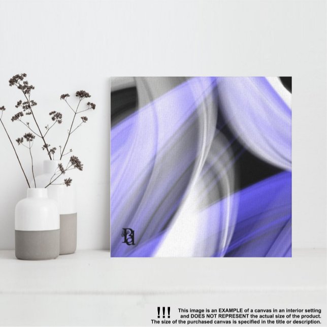 12x12" Lavender Moon Trend Abstract Art Violet Leinwanddruck (Von Creator hochgeladen)