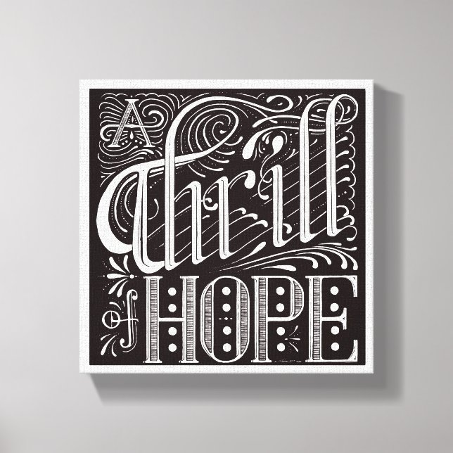 12x12 Leinwand "Thrill of Hope" (Vorderseite)