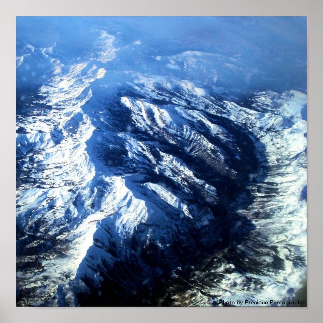 12x12 Poster - Berge (Vorne)