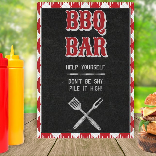 12x18 Backyard GRILLEN Geburtstag GRILLEN Bar Tabl Poster (Von Creator hochgeladen)