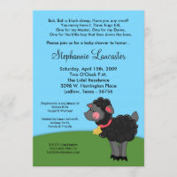 12x18 Bah Black Sheep Kinderzimmer Kinderdusche Ei