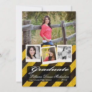 12x18 Bio Hazard Crime Scene Senior Ankündigung