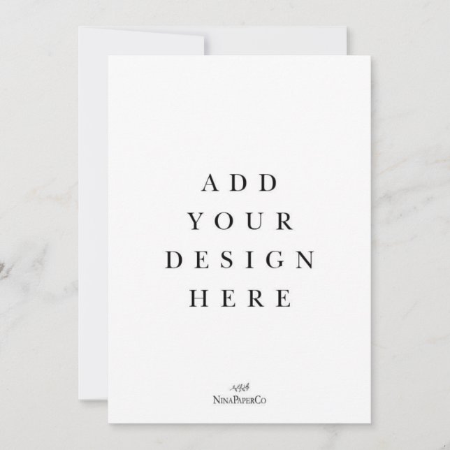 12x18 Card-Druck Einladung (Vorderseite)