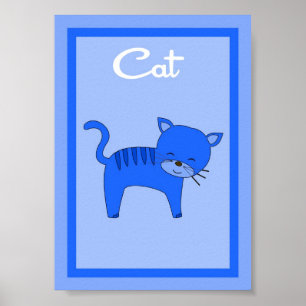 12x18 Cat Barn Yard Boys Wall Art Poster