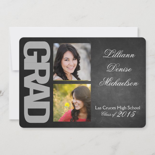 12x18 Chalkboard Black Board Vorstandsankündigung Ankündigung (Vorderseite)