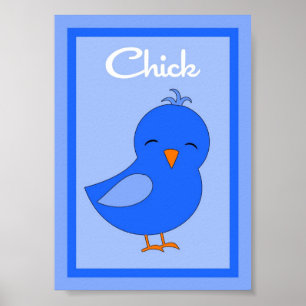 12x18 Chick Barn Yard Boys Wall Art Poster