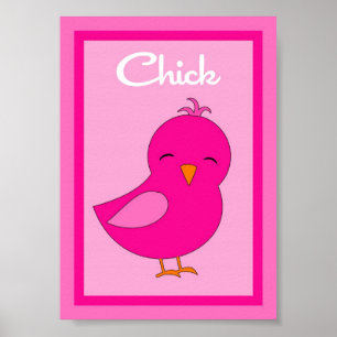 12x18 Chick Barn Yard Girl's Tour Poster