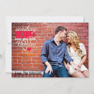 12x18 Christmas XMAS Happy Holiday FOTO Card Feiertagskarte