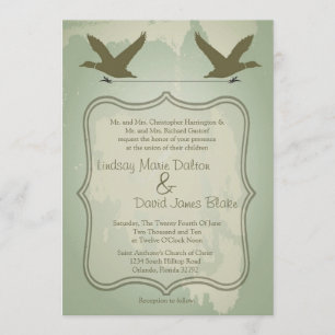 12x18 Country Enck Jagd Rustikale Hochzeit Einladu Einladung