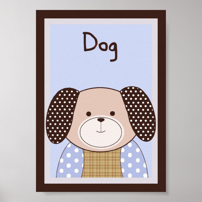 12x18 "Dog" Graham Crackers Baby Beet Wall Art Poster (Vorne)