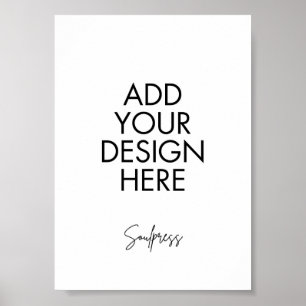 12x18" Eigene Drucken signieren Poster