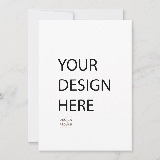 12x18 Einladung zum benutzerdefinierten Frontaldru (Vorderseite)