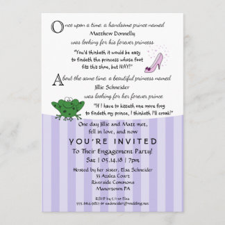 12x18 Einladung zur Fairy Tale Fun Party