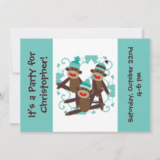 12x18 Einladungen für Junge Affen