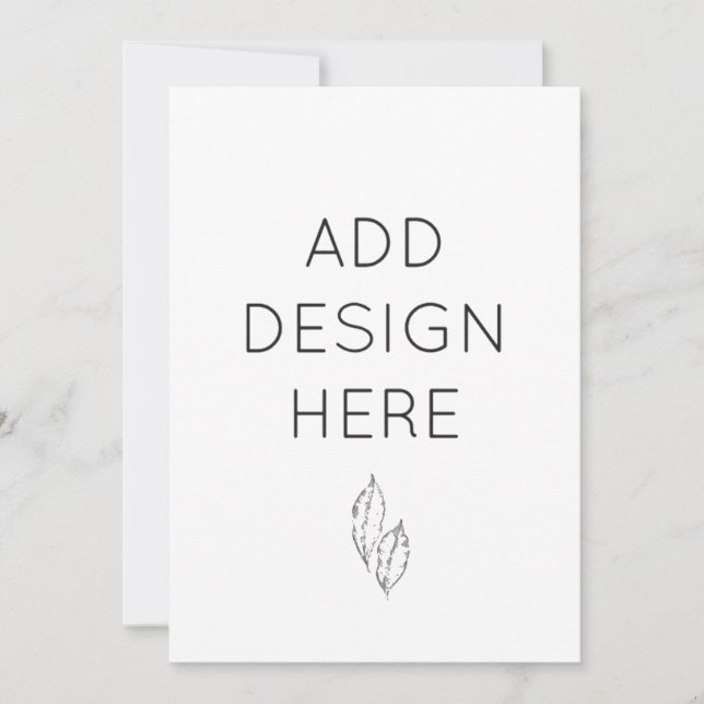 12x18" Einladungs-Karten für den benutzerdefiniert Einladung (Vorderseite)