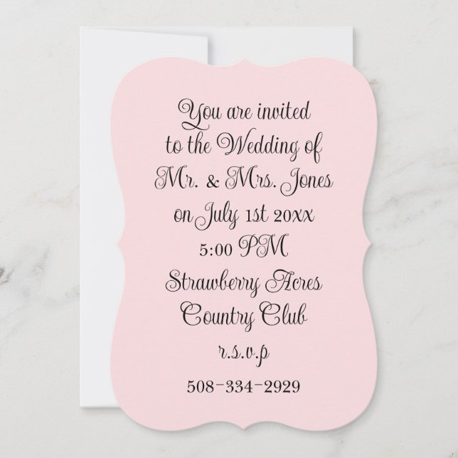 12x18-Einladungshülse Einladung (Vorderseite)