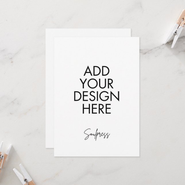 12x18" Einladungskarte Eigene Druckausgabe Einladung (Vorderseite/Rückseite Beispiel)