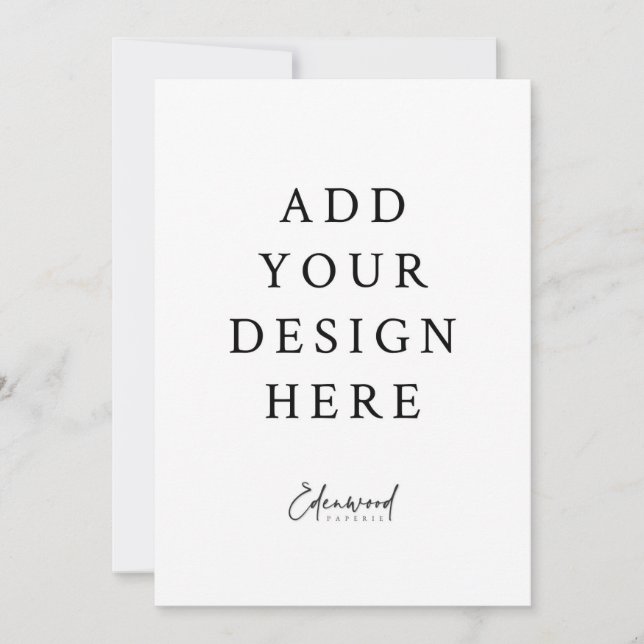 12x18" Einladungskarten (Vorderseite)